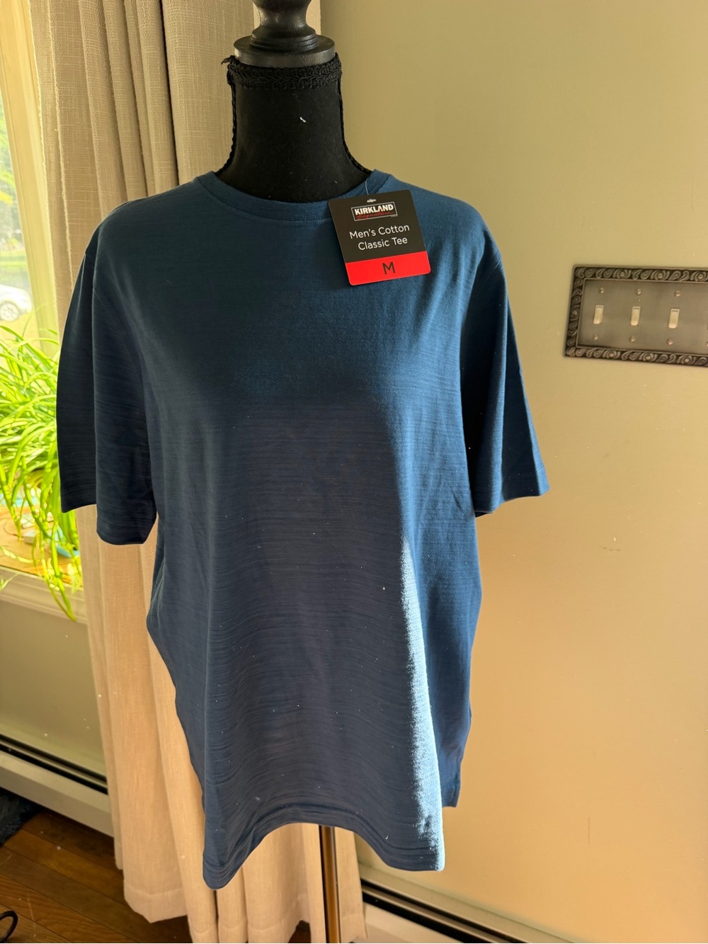 Kirkland Signature Navy Short Sleeve Cotton Tee